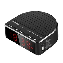 SOONHUA FM радио USB Перезаряжаемый беспроводной стерео динамик RM Радио BT Будильник FM радио с u-диском