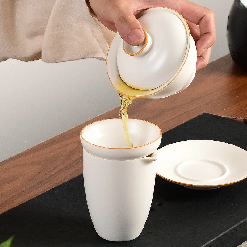 Китайские традиции gai wan Чай набор керамический чайный набор кунг-фу gaiwan Чай горшок фарфоровый набор для путешествий красивые и чайный набор