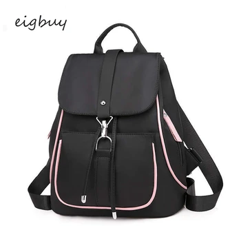 

Women Backpack Schoolbag Backpack Shopping Bag Brand College Black Retro Backpacks For Teenage Girls Mochila Travel Bookbag