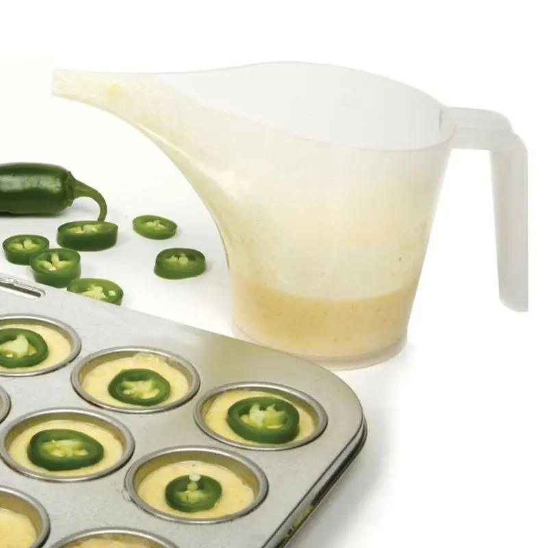Tip Mouth Plastic Measuring Cup Graduated Surface Cooking Kitchen Bakery Bakeware Liquid Measure Container Baking Tools