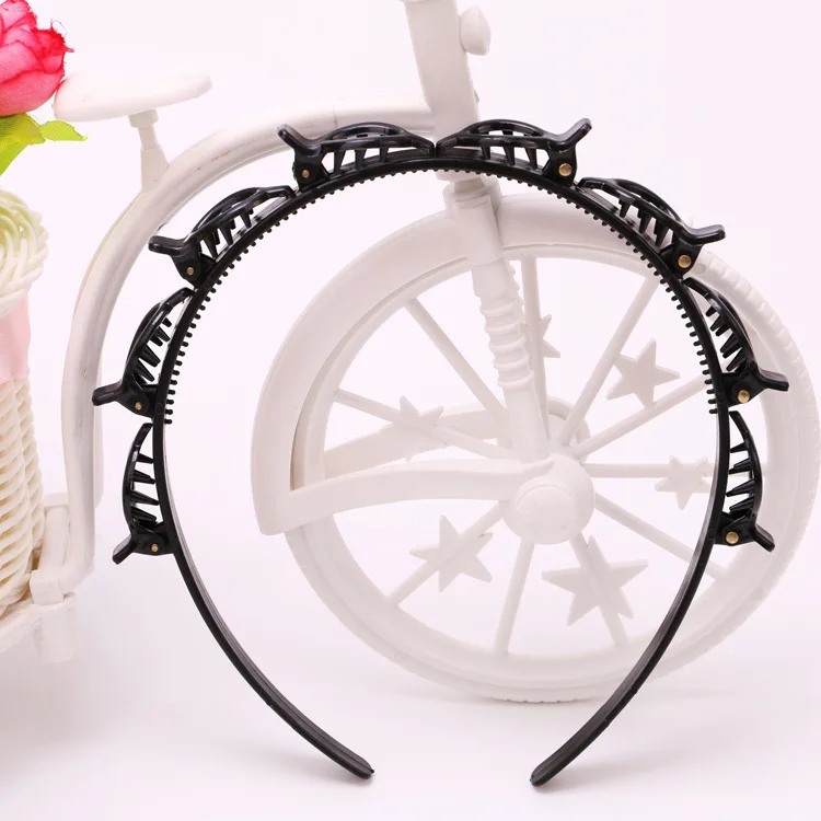 Magic Fashion Sweet Woman Girls Hair Tool Multilayer Plastic Hairpin Lady Convenient Summer Bridesmaid Wedding Makeup Hair Hoops