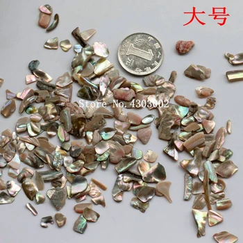 

100g/lot Natural Crushed Abalone Shell Mother of Pearl shell for DIY Jewelry Crushed Shell MOP Pearl shell for fake nails