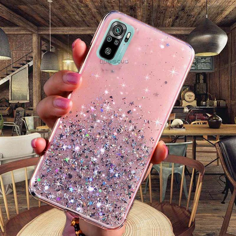 Glitter Phone Case For Xiaomi Redmi Note Sparkly Protective Cover_voghion.com
