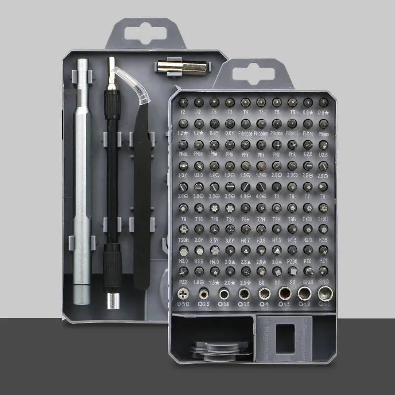 

112 Pcs Screwdriver Set Watch Mobile Phone Flat Household Disassembly and Maintenance Combination Tool Set Case Electrical