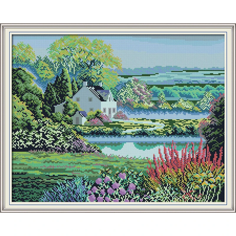 

Everlasting love Beautiful homeland 3 Chinese 5d diamond painting full square christmas decorations for home wedding halloween