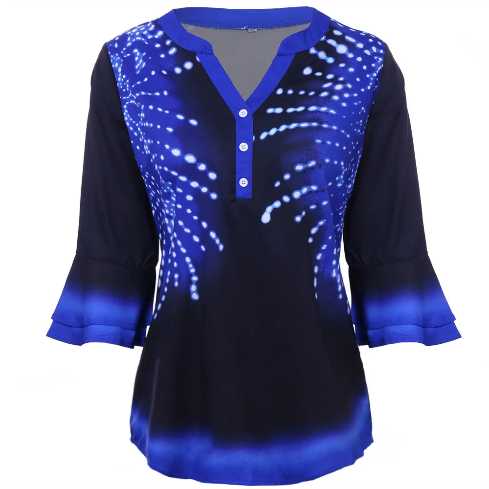 2020 Summer Chiffon Tops Women Blouses Vintage Printed Sexy Casual Ruffles Large Elegant Loose 5XL Big Plus Sizes Tee Shirts 2020 Summer Chiffon Tops Women Blouses Vintage Printed Sexy Casual Ruffles Large Elegant Loose 5XL Big Plus Sizes Tee Shirts