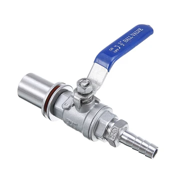 

Homebrew Weldless Ball Valve 1/2" Threads Ball Valves Stainless Steel For DIY Home Brewing Wine Beer Kettle Tool Compact