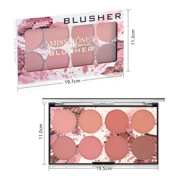 

Makeup Blush Moisturizing Waterproof Cheek Blusher Nude Face Makeup Blusher 8 colors