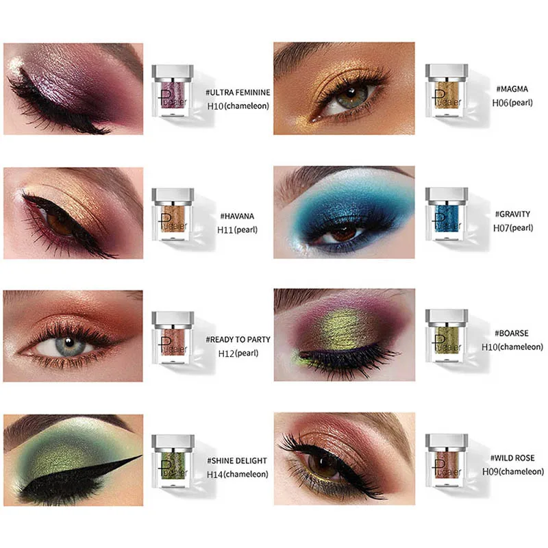 NEW Brand Chameleon Shimmer Monochrome Eye Shadow Makeup Merman Sequin Mashed Potatoes Brighten Up Your Eyeshadow