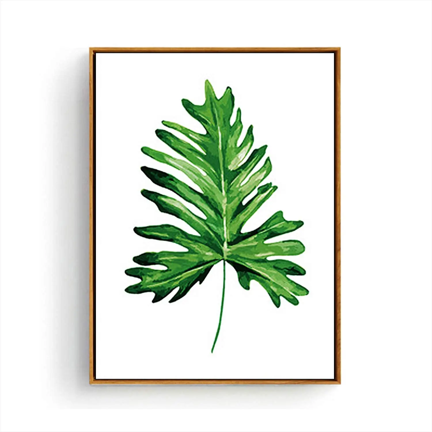 

Canvas Wall Art Tropical Leaves Wall Paintings Botanical Print Green Plants Wall Pictures for Living Room Modern Home Decor