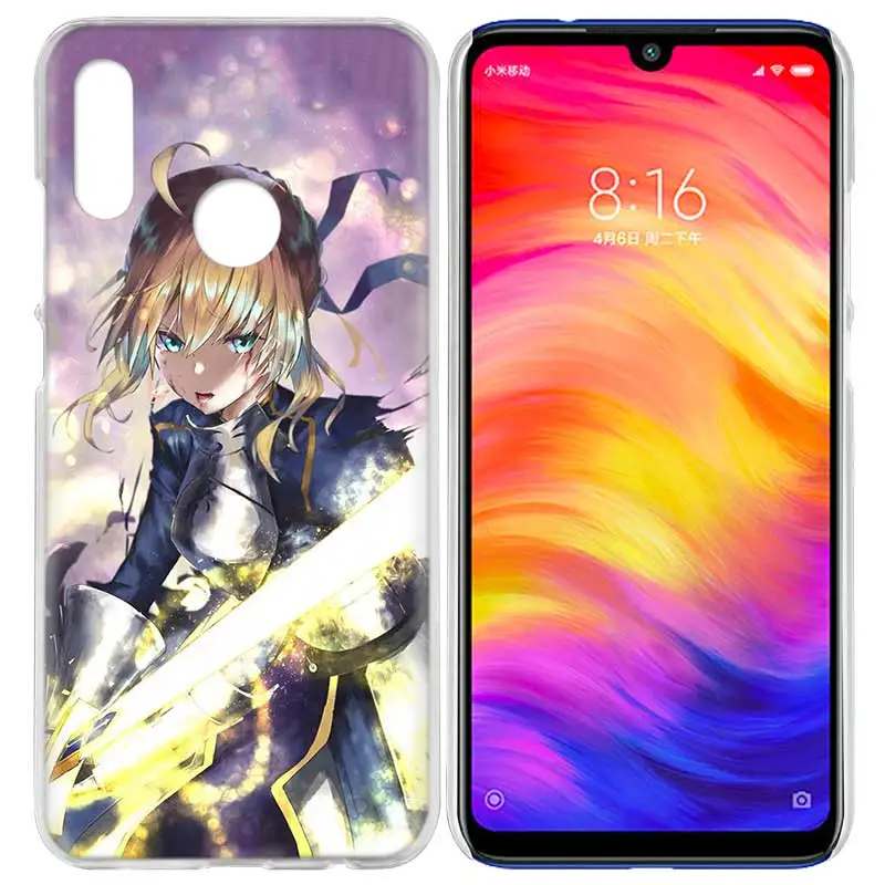 07 Case Cover for Xiaomi Redmi Note 7 7A 7S 6 6A 5 Y3 K20 Mi 8 9T CC9 CC9E A1 A2 A3 Play F1 Lite Pro Plus fate saber - Цвет: 07
