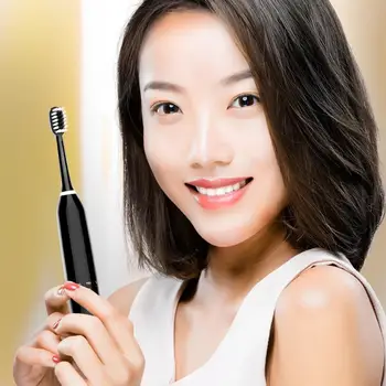 

Ultrasonic Sonic Electric Toothbrush Automatic Waterproof Tooth Electronic For Adult Soft Teeth Brush Washable Brush Whiten F6M1