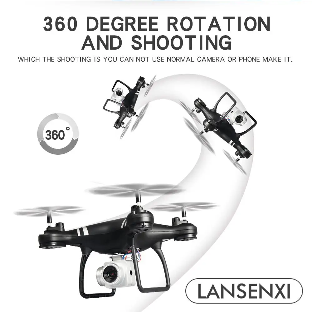 LF608 Wifi FPV RC Drone Quadcopter with 0.3MP/2.0MP/5.0MP Camera Get the Longer Playing Time