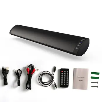 

bluetooth speaker H ome Theater Sound Blaster Soundbar Multifunction Wall Mount TV Bluetooth Speaker Radio with Remote Control