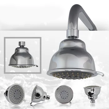 

4 Inch Five-function Electroplating Rain Shower Head Bathroom Top Spray Water-saving Small Nozzle Five-speed Adjustment Shower