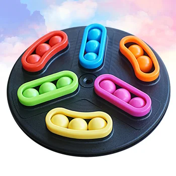 

1 Box Spinning Magic Beads Maze Toy Early Educational Desktop Game Toy Funny Puzzle Maze Beads Toy for Kids Playing Random Color