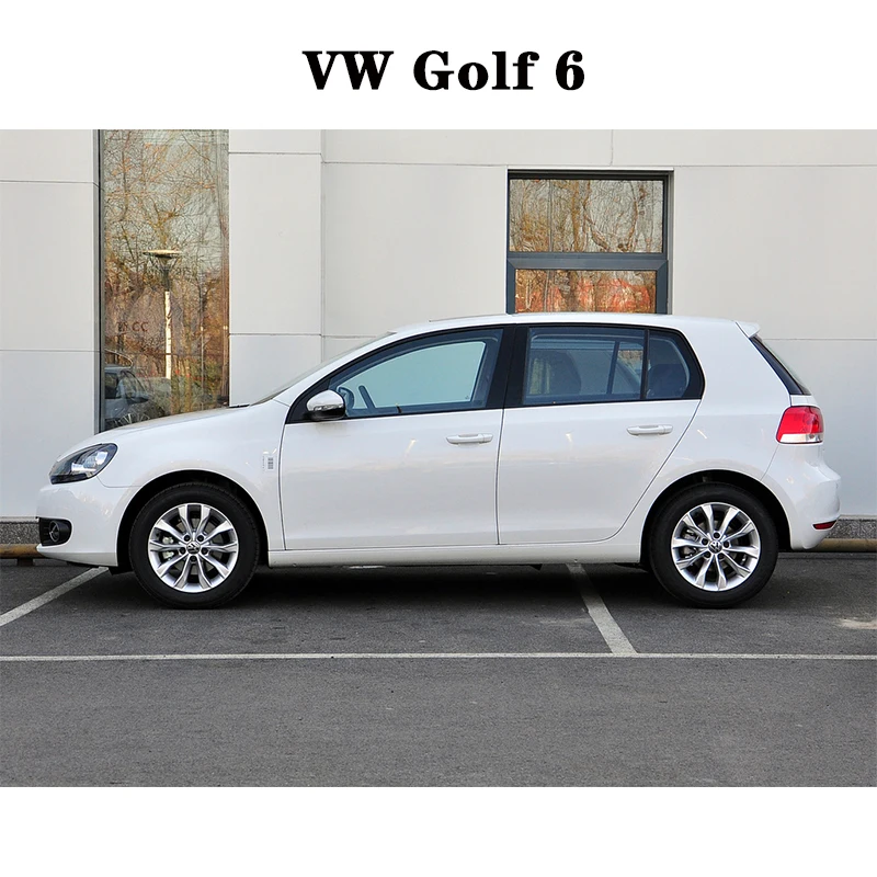  Customized Car Floor Mats Floor Mat Black Pad Carpet Liner for VW Golf 6 Auto Car Rug Ground