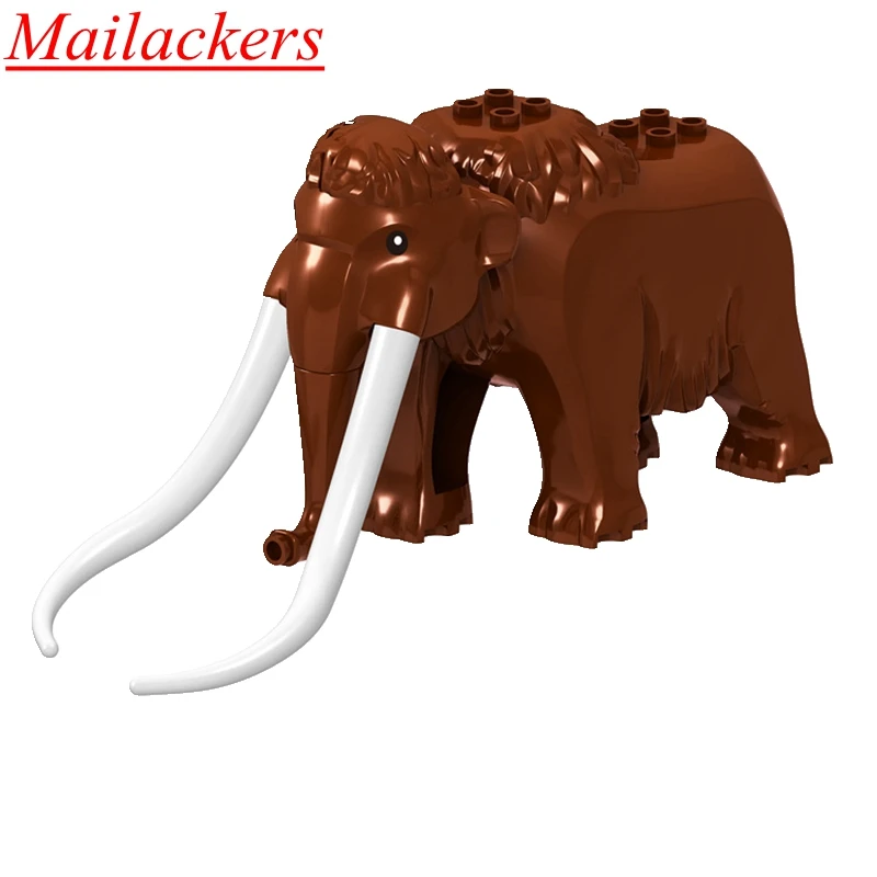 Наборы животных mailacker блоки аксессуары игрушки для детей модель мамонта почтовые