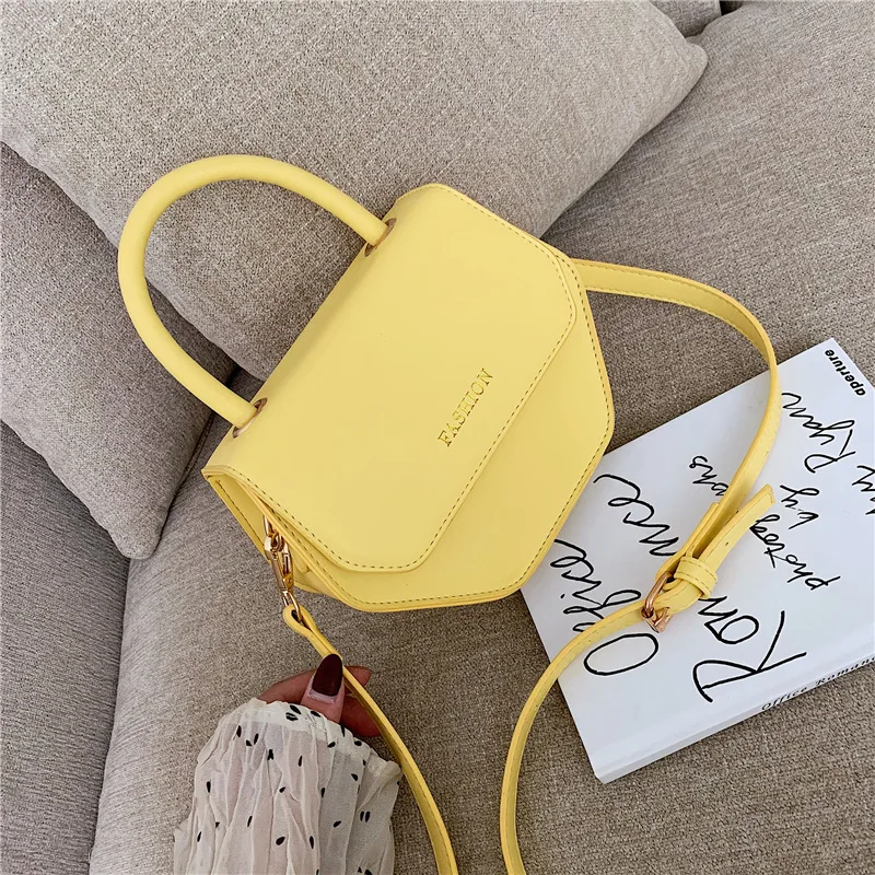 

Hexagon Non-mainstream Bag Western Style WOMEN'S Bag 2019 New Style Korean-style Versatile Shoulder INS Hipster Square Sling Bag