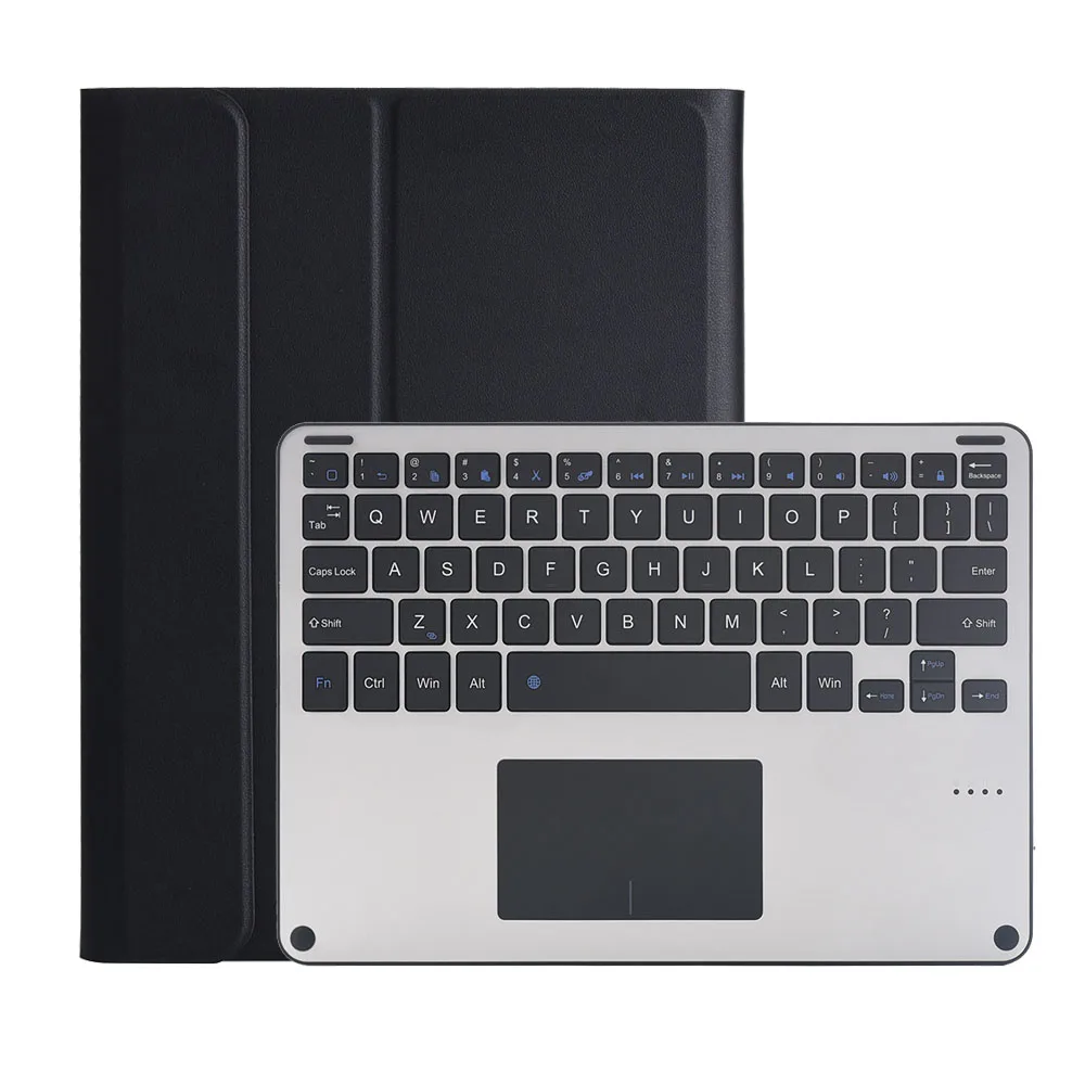 with Touchpad black Дополнительно тачпад без тачпада Bluetooth планшет клавиатура трекпад для клавиатуры с планшетом кожаный чехол для huawei MediaPad T5 - Цвет: with Touchpad black