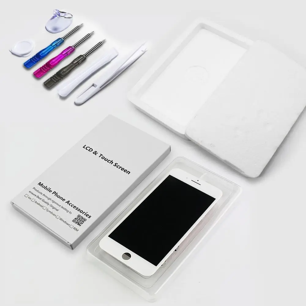 ЖК-экран AAAA для iPhone 4S, 5, 5c, 5S, se, 6, 6 S, 7, 8 Plus, x, ЖК-дисплей в сборе, дигитайзер с 3D сенсорным экраном, Замена ЖК-дисплея