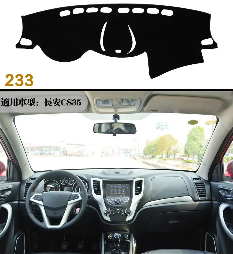 

For CHANGAN CS35 2012-2016 Right and Left Hand Drive Car Dashboard Covers Mat Shade Cushion Pad Carpets Accessories