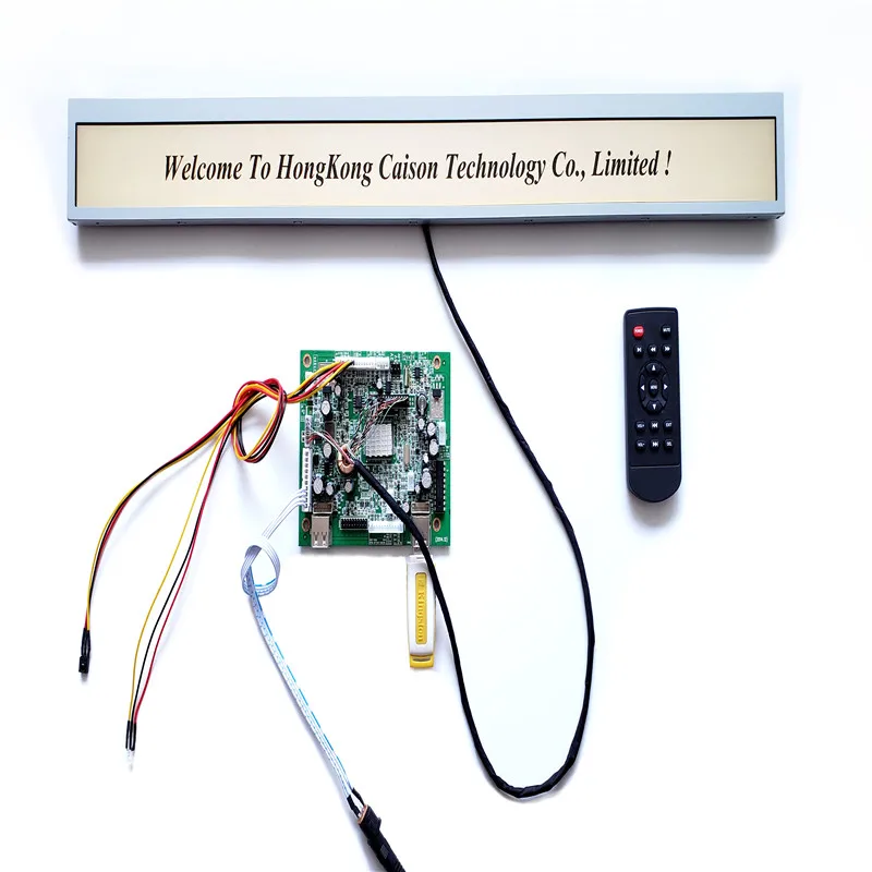 

BOE 21 inch DV210FBM-N00 1920*132 HD wall-mounted MV59AAD LCD advertising media player board Support Picture / Video Playback