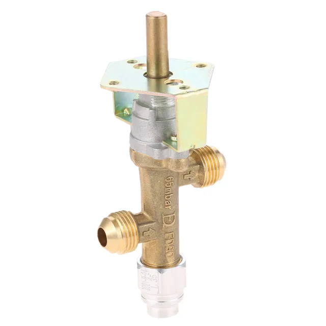 1Kit Sárgaréz Biztonsági Szelep Gáz Bbq Grill Gas Fire Pit Gázfűtés 3/8 Npt Bemeneti Nyílással És Kimeneti Hullámosított Mágnesszelep Alacsony Nyomással - Image 4