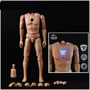 

In Stock 1/6 Scale Male Iron Man Tony Figure Accessory ST020 Body & Nano Reactor Model for 12'' Action Figure