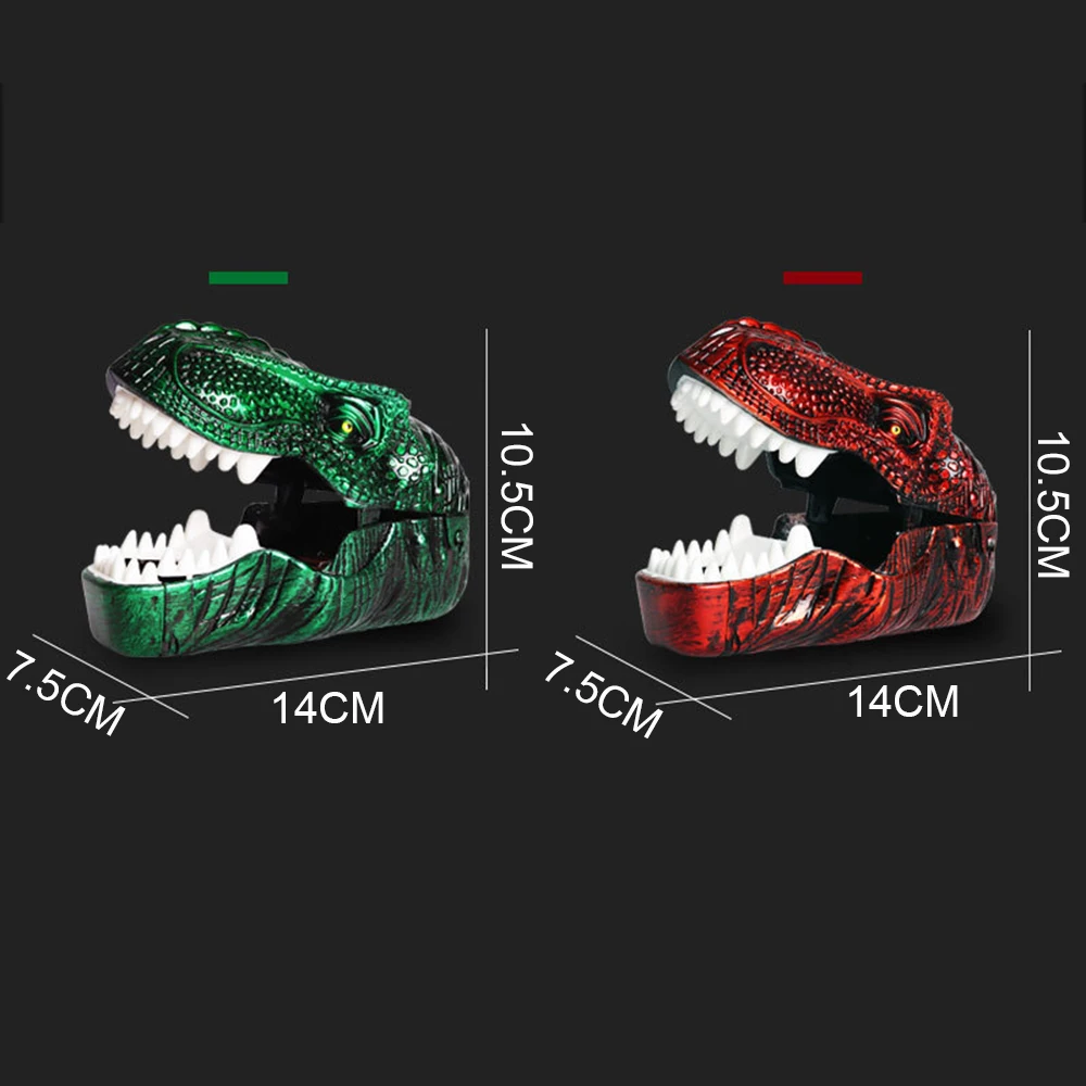 

2 in 1 Children Simulation Dinosaurs Head Toy Car Press Ejection Small Car-In-Inertia Metal Car Animal Car Model for Kida Gift