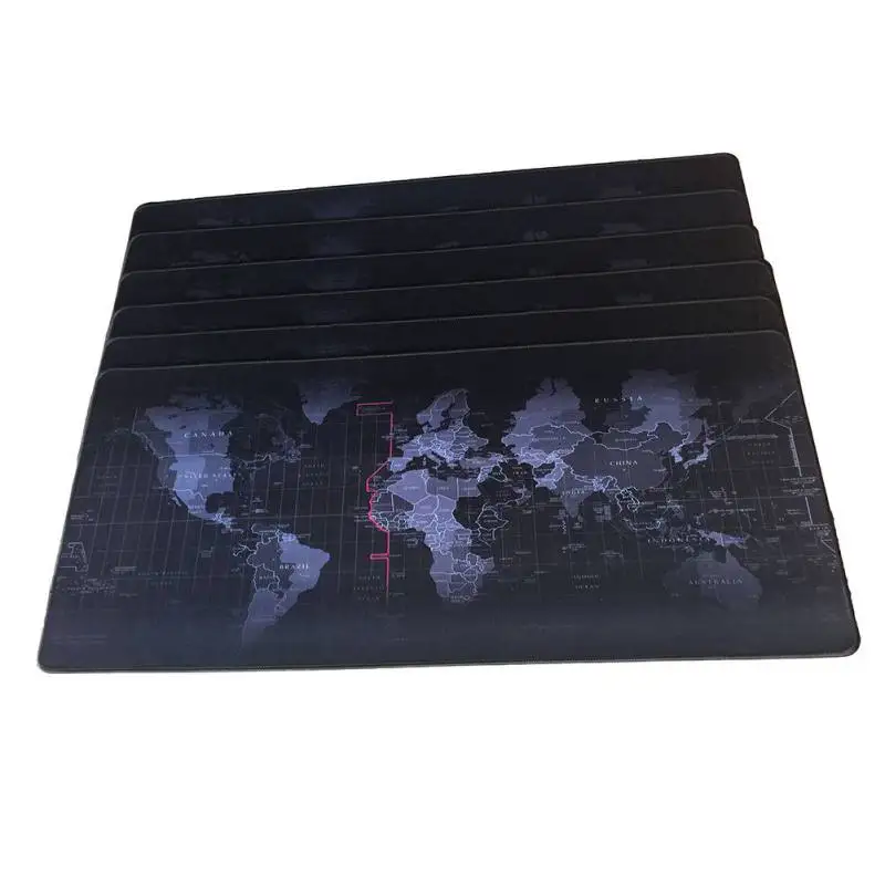 11 Anti Slip Rubber World Map Rubber Game Mouse Pad Mat Laptop Large Speed Gaming Mousepad 90*40cm 80*30cm