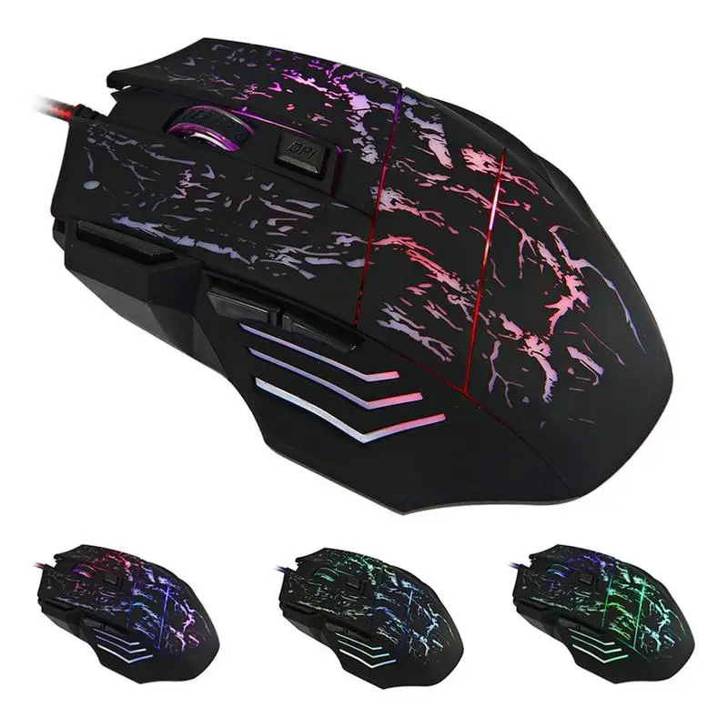 

1pcs Wired Gaming Mouse Mice Glowing Optical Wired USB Gaming Mouse Mice Computer Accessories Desktop Tools Dropshipping