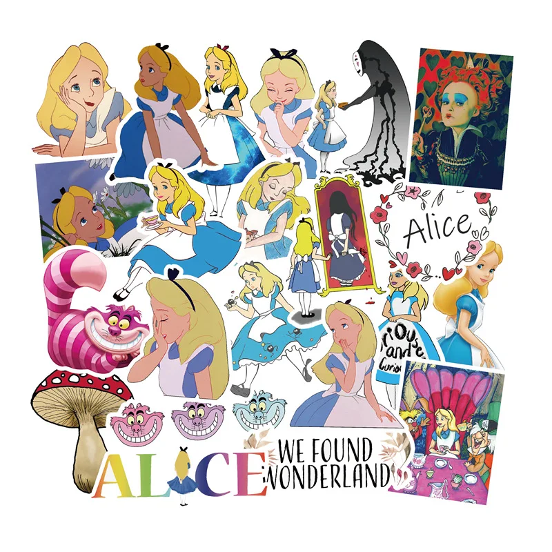 

50Pcs DIY Skate Stickers Waterproof PVC Mixed Cartoon Children DECO Vsco Princess Wall Sticker for Bike Motorcycle Laplop 2020