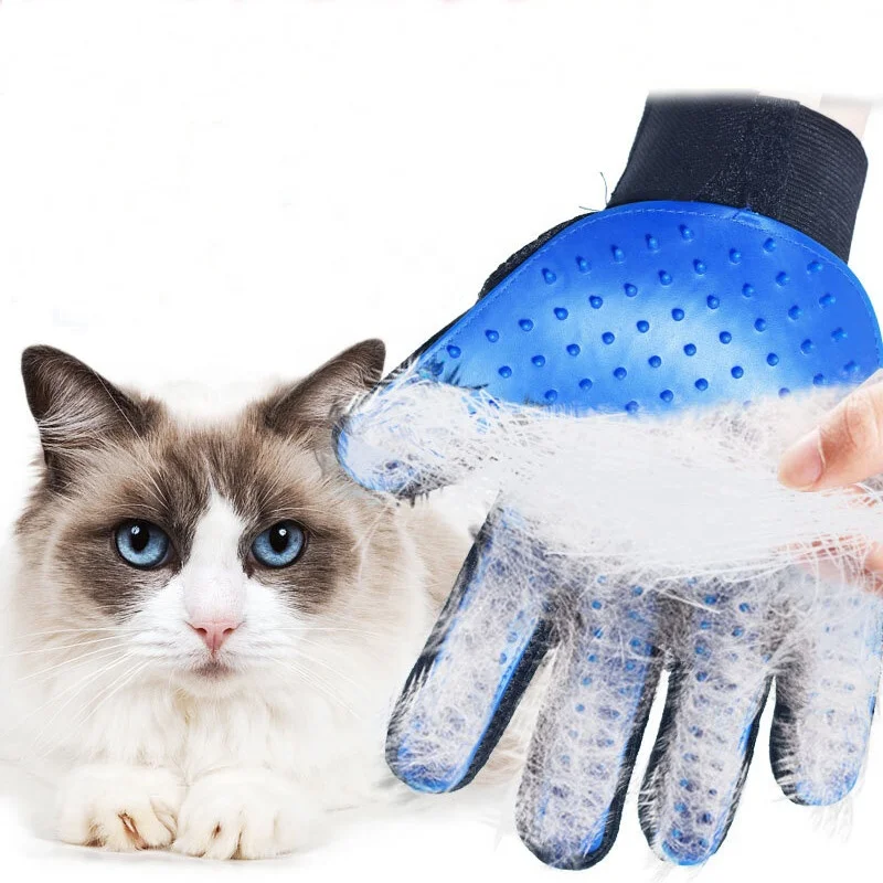Guante para gato, cuidado del gato, cepillo para mascotas, guante para quitar el pelo de perro y gato, cepillo para limpieza de perros, guantes de masaje de peines