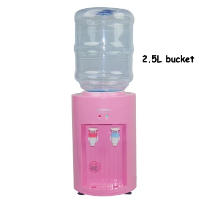Pink Мини 220V теплый горячий напиток машина 2.5L электрический портативный белый качественный Настольный диспенсер для воды - Цвет: Pink