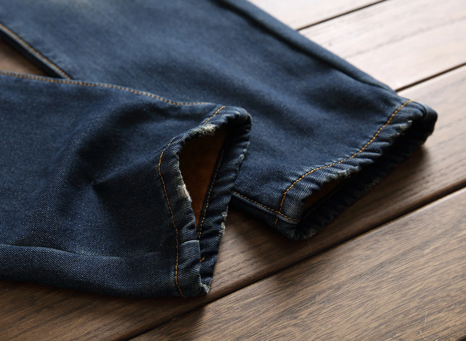 Denim Designer Hole Jeans High Quality Ripped for Men Size 28-38 40 2019 Autumn Winter Plus Velvet HIP HOP Punk Streetwear