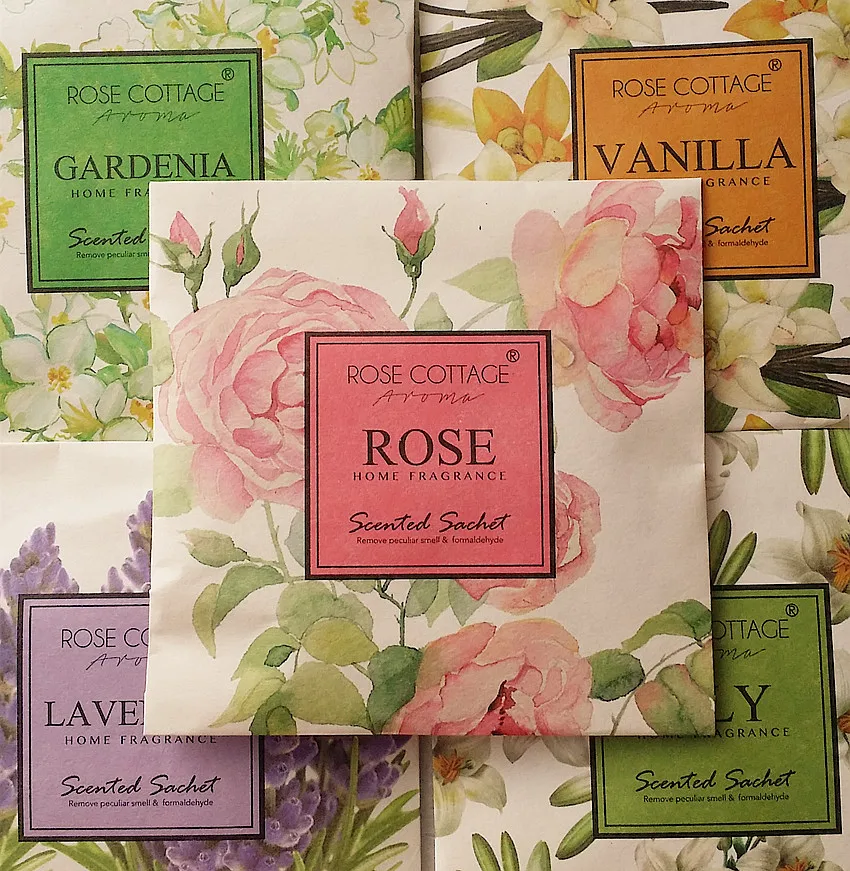 1pcs-5pcs-Natural-Home-Fragrance-Sachet-Used-For-Car-Wardrobe-Bedroom-Lavender-Rose-Jasmine-Lily-Vanilla.jpg 1Db/5Dcs Természetes Otthoni Illat Tasak, Amelyet Autó Szekrény Hálószobához Használnak, Levendula Rózsa Jázmin Liliom Vanília Sakura Citrom Szerecsendió - Image 4