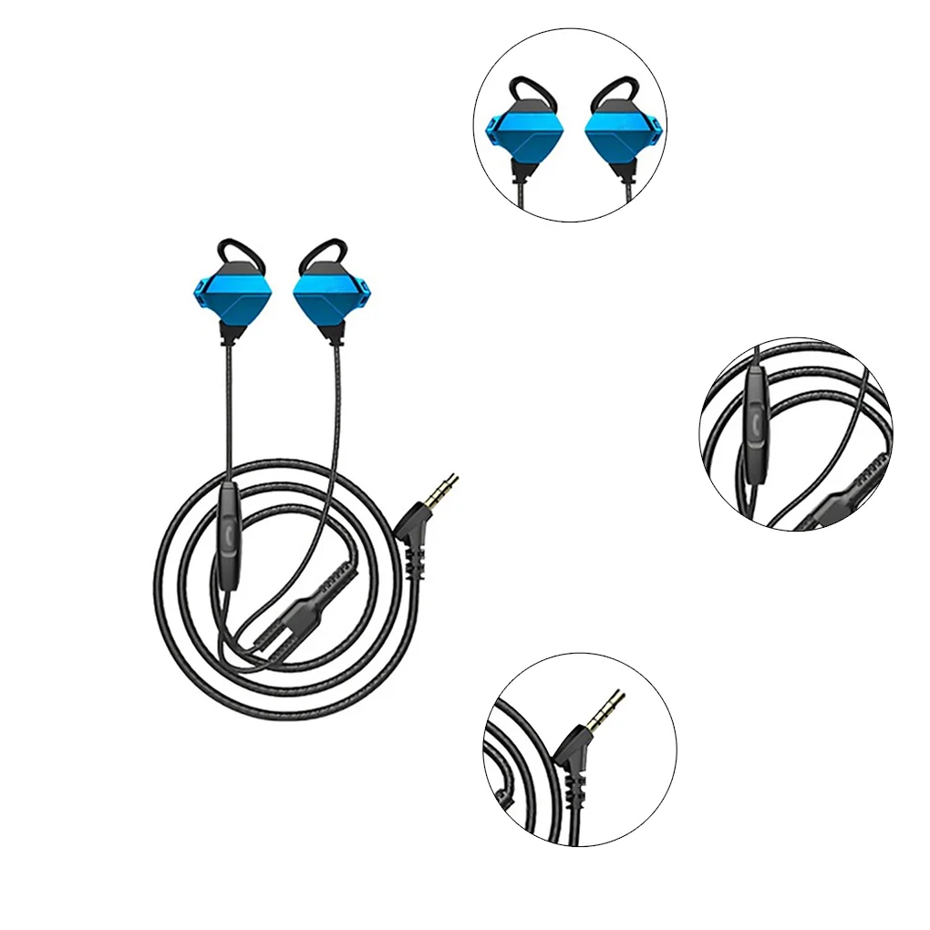 Wired Earphones 1 2m Wire HIFI Sound Headset Mobile Phone Gaming Headphone with Mic