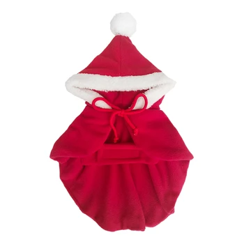 

1pcAdorable Pet Dog Cape With Hat Funny Christmas Pet Costume Cosplay Clothes For Dog Cat