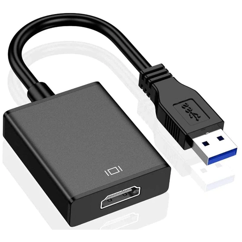Видеокабель-конвертер USB 3 0/2 0 1080P с аудио для ПК ноутбуков проекторов HDTV Windows XP