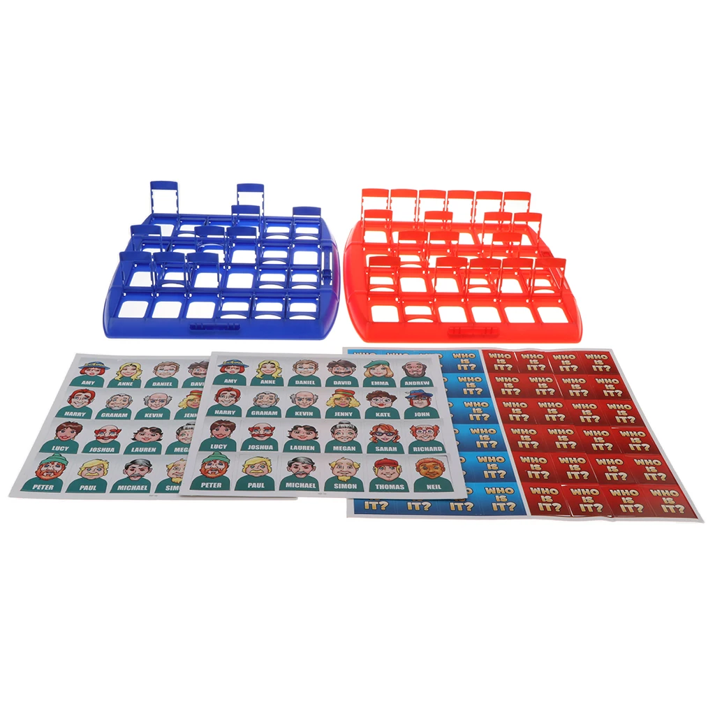 Who Is It Board Game Reveal Who Your Player Is Traditional Deductive Suspect