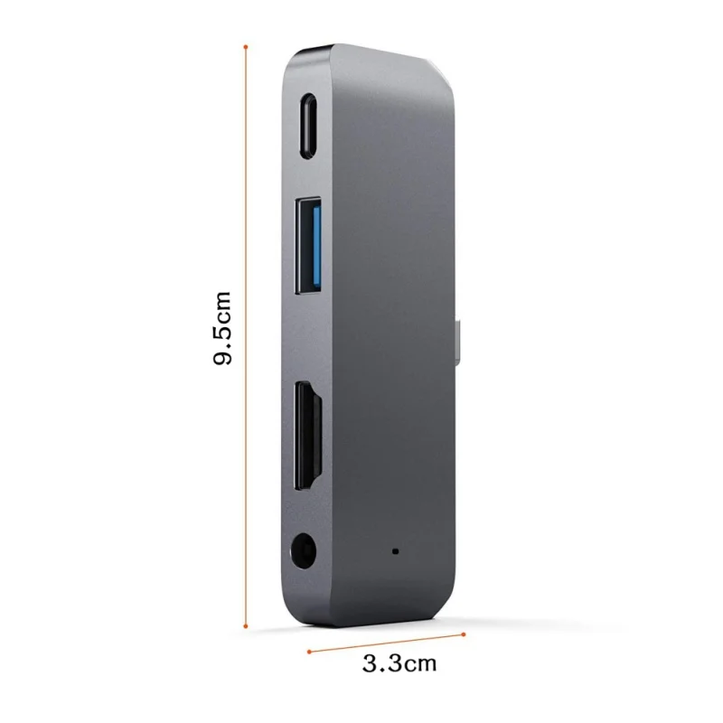 USB C концентратор адаптер с USB-C TYPE C PD Зарядка 4K HDMI USB 3,0 3,5 мм наушники для i Pad Pro для MacBook Pro для SAMSUNG