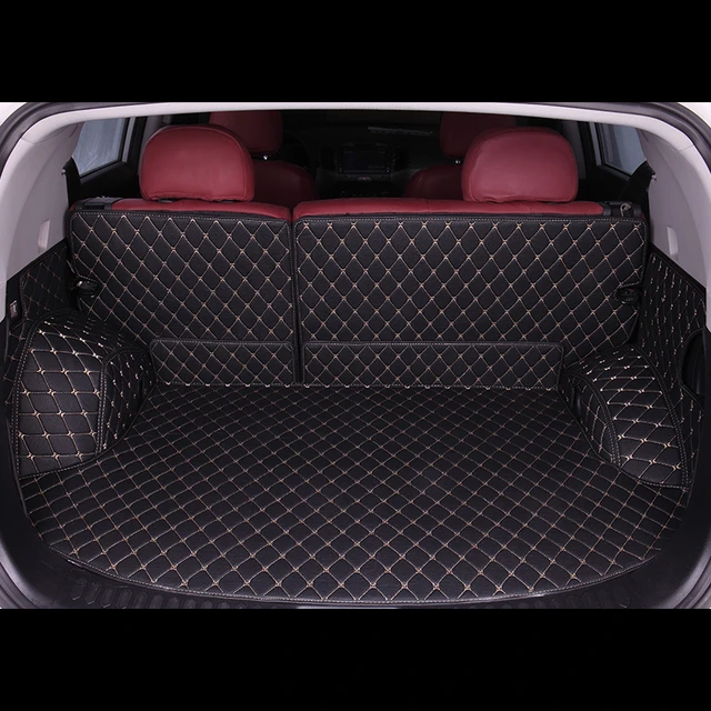 Pour Seat Leon 3 MK3 5F Cupra 2013 - 2020 voiture doublure polaire tapis de  plateau de rangement coffre tapis de sol boue rabat 2014 2015 2016 2017  2018 2019 - AliExpress