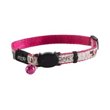 

Rogz dog collar with magnetic buckle, 420-660mm, pink