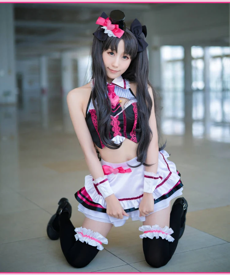 Популярная игра FGO Fate/Grand Order tohsaka Rin, маскарадные костюмы, платье ко Дню Святого Валентина, S-XL, качественные товары, ролевая игра, одежда