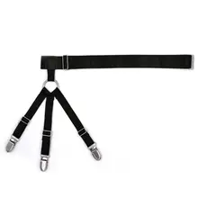 1 пара Мужская рубашка остается бизнес форма подвязки ноги бедра чулок Регулируемый 40JF