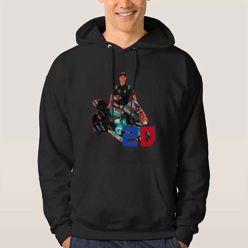 black1-hoodie Fabio Quartararo 20 футболка fabio quartararo morbidelli гоночный мотоцикл petronas moto2 moto3 - Цвет: black1-hoodie