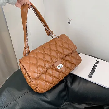 

Brand Original Design Lingge Chain Bag 2020 HOT Shoulder Slung Handbag Large Capacity Underarm Bag Tote Bag