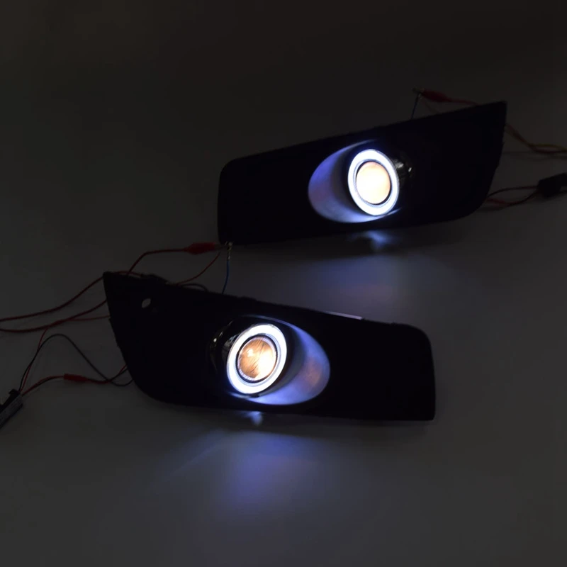 СВЕТОДИОДНЫЙ DRL Дневной светильник противотуманная фара автомобиля 12V для бега светильник s с Ангельские глазки для Chevrolet Cruze 2009