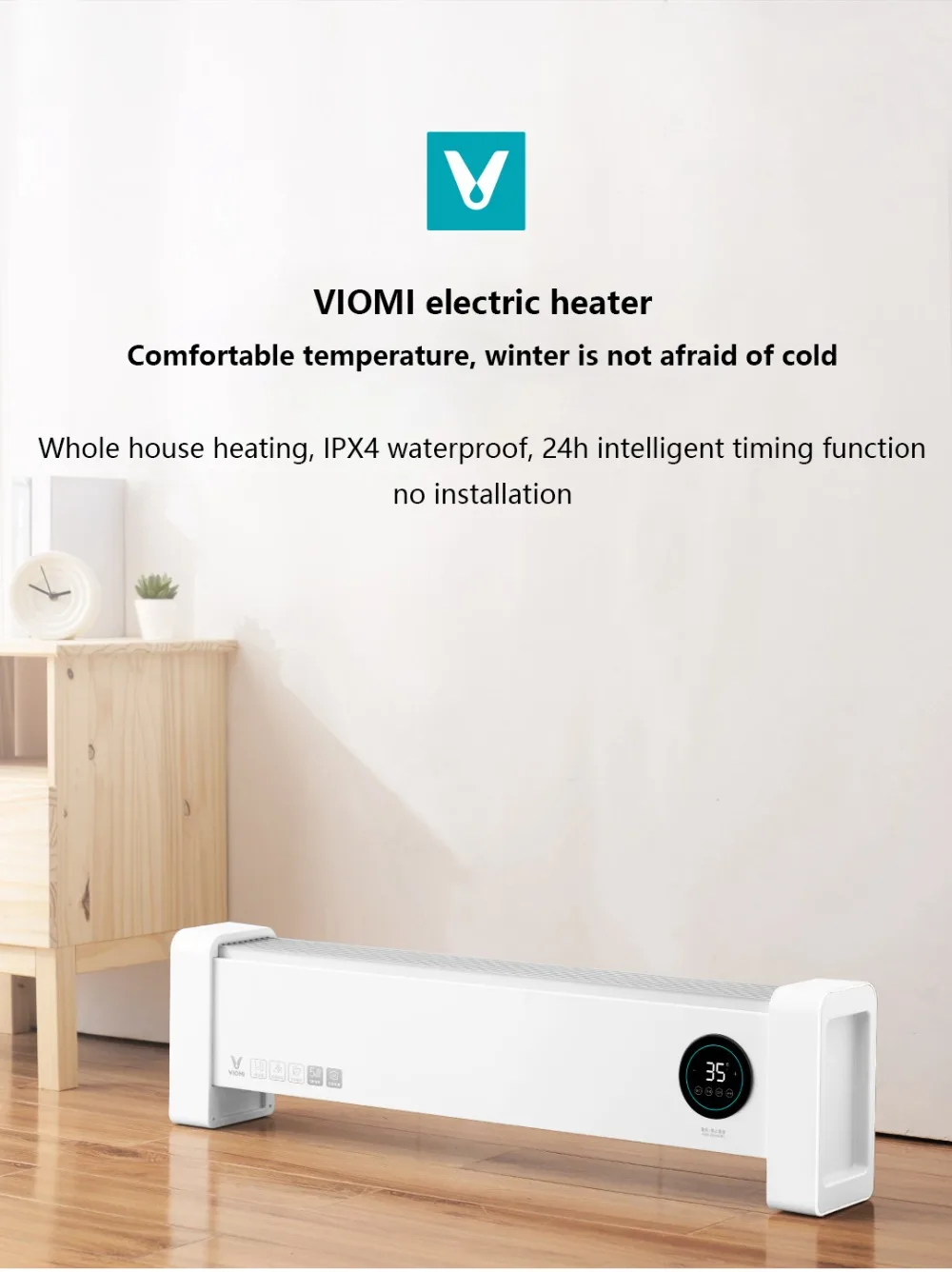 Xiaomi Mijia VIOMI Electric Heater Smart Version 2000W Fast Handy